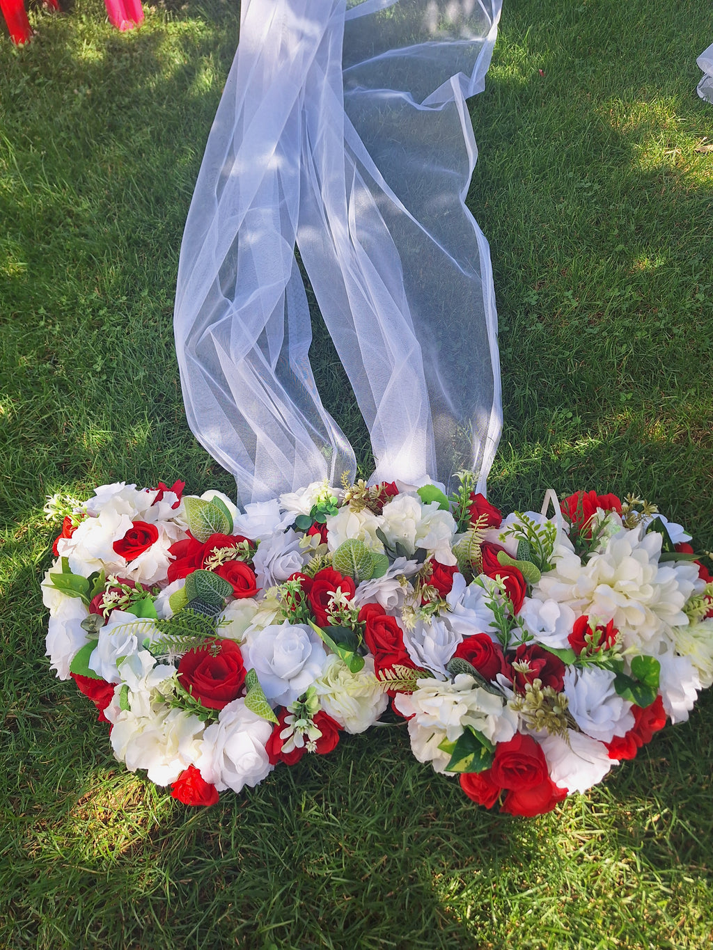 Aranjament floral Inimă dublă