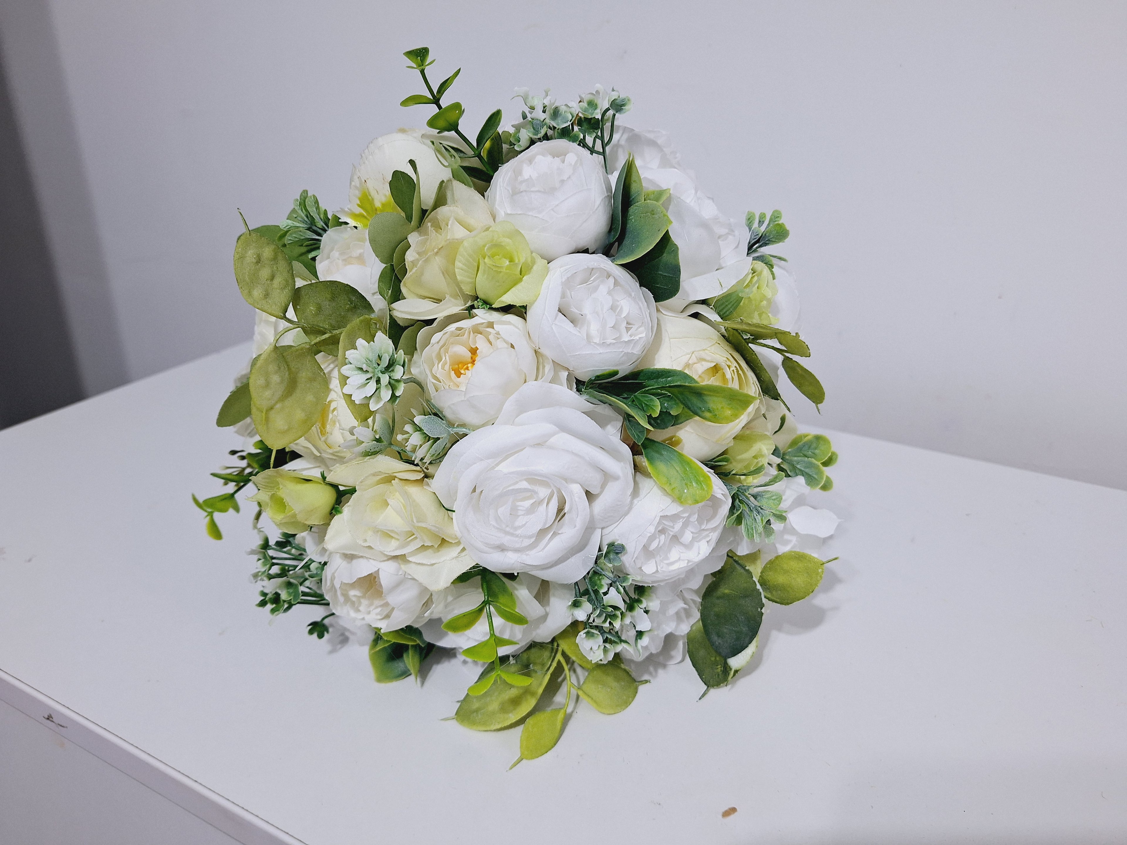 Set lumânări și Buchet mătase