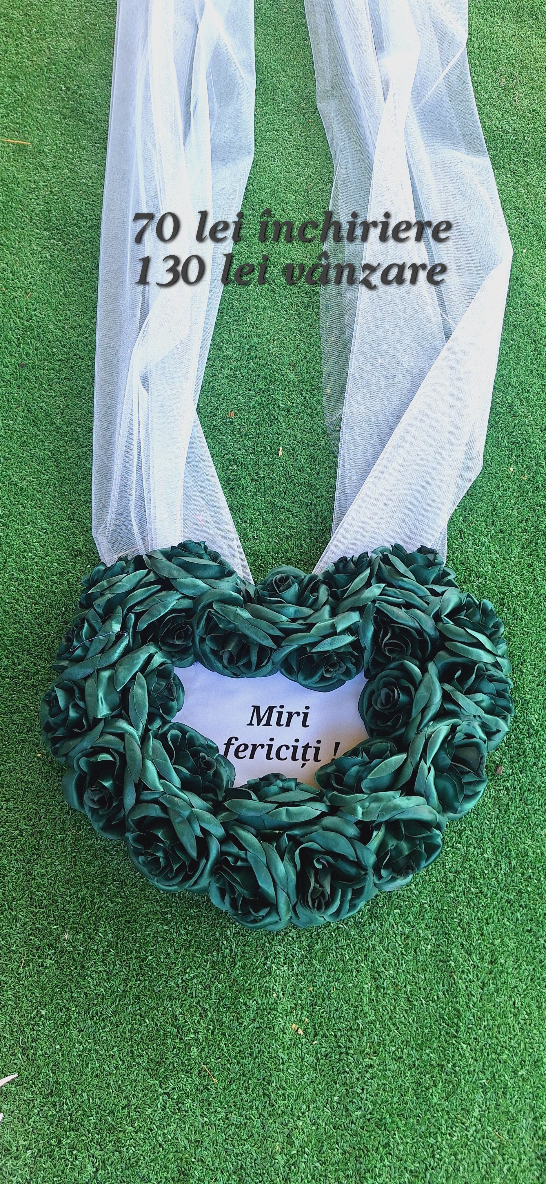 Aranjament floral mașină Miri/Nași