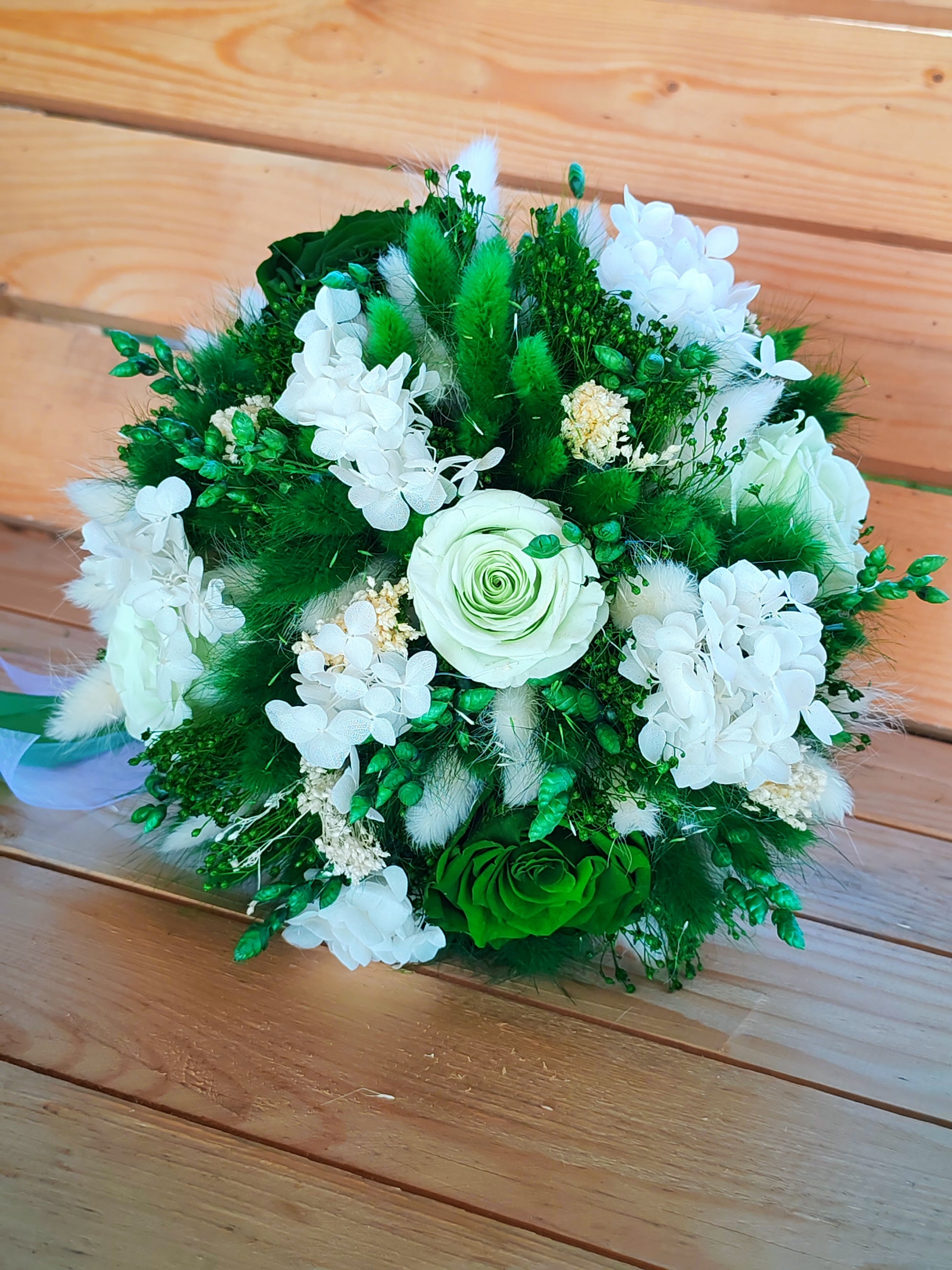 Buchet criogenat alb verde