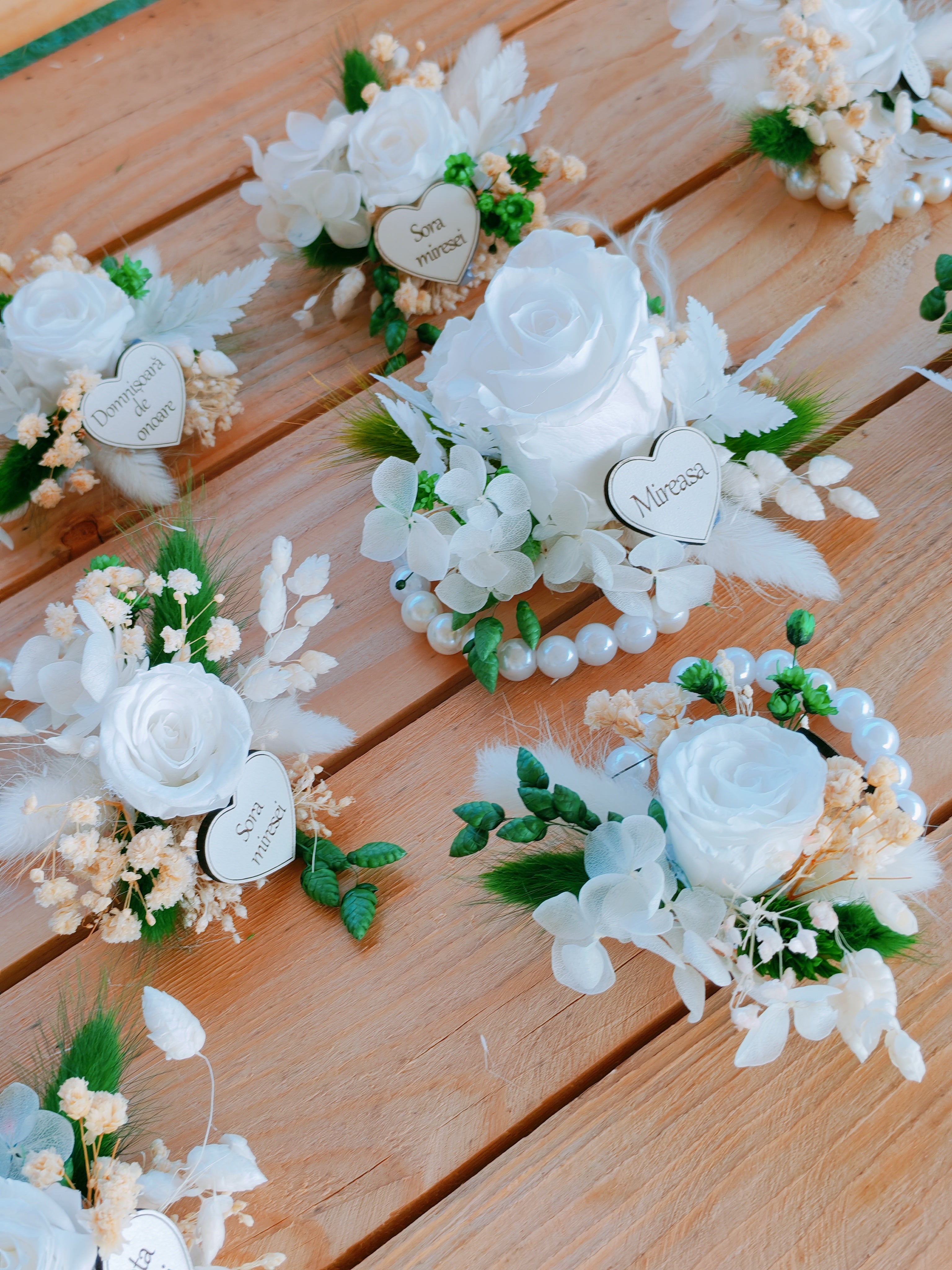 Brățări și Cocarde alb verde