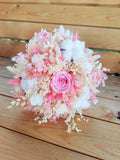 Buchet alb roz