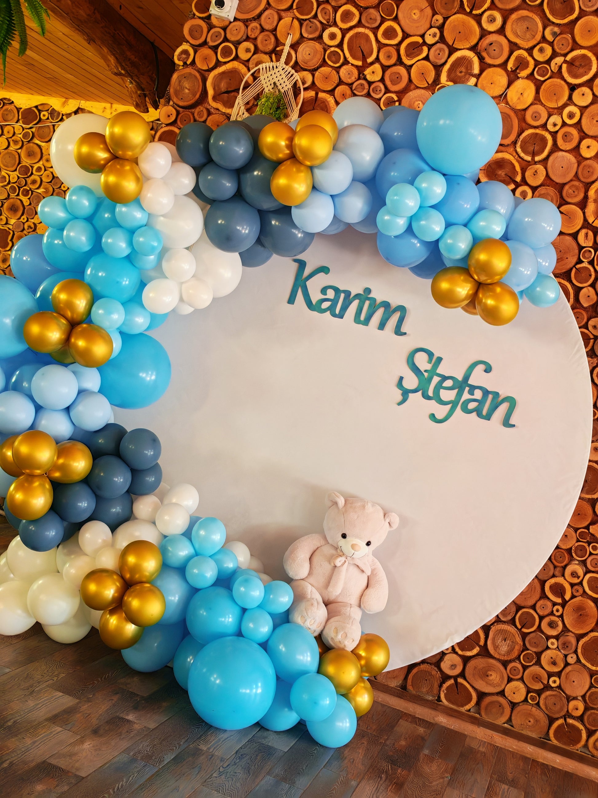 Photo corner baloane /Masa prezidiu /masa invitați