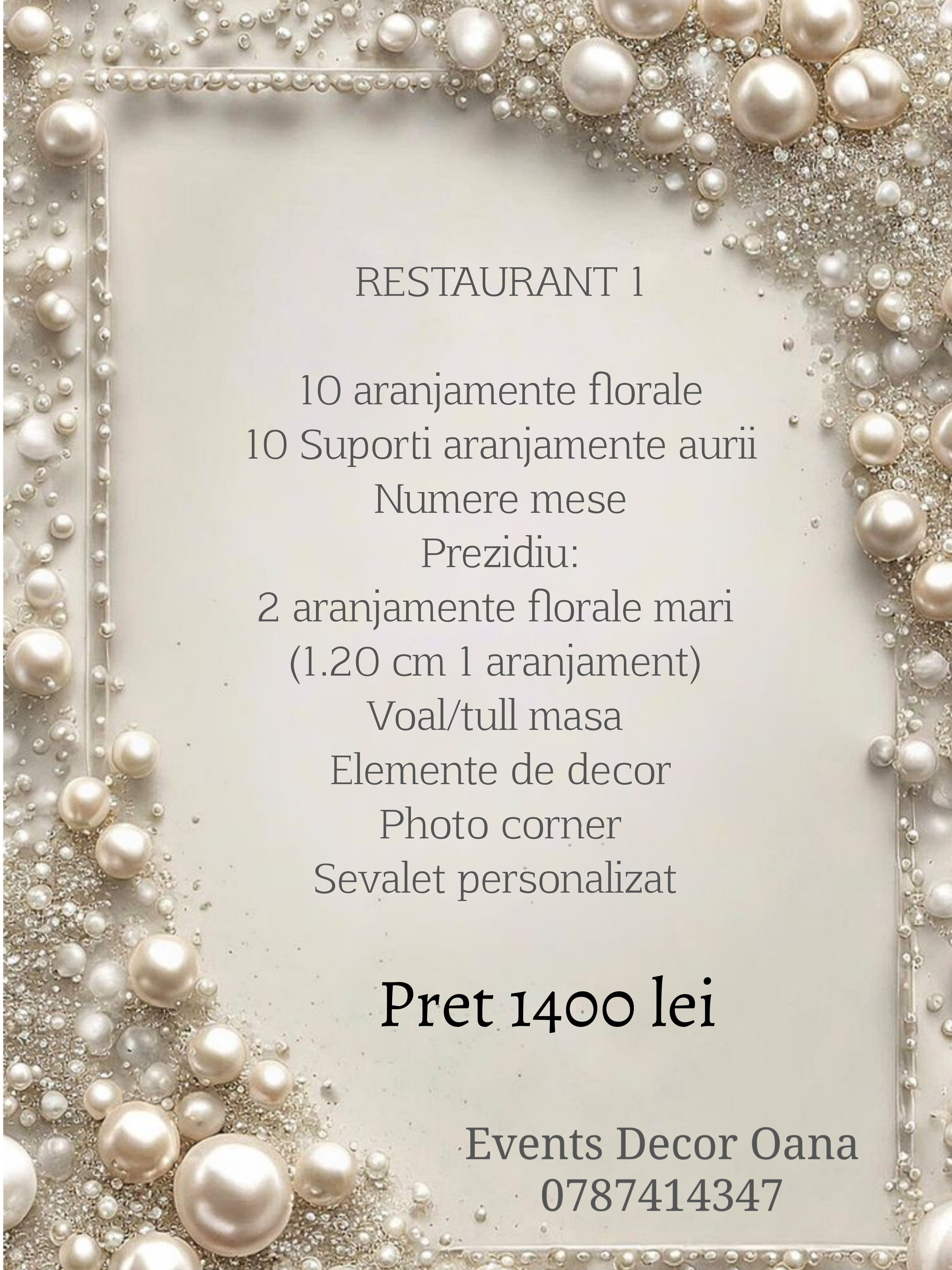 Pachete decor "Restaurant"