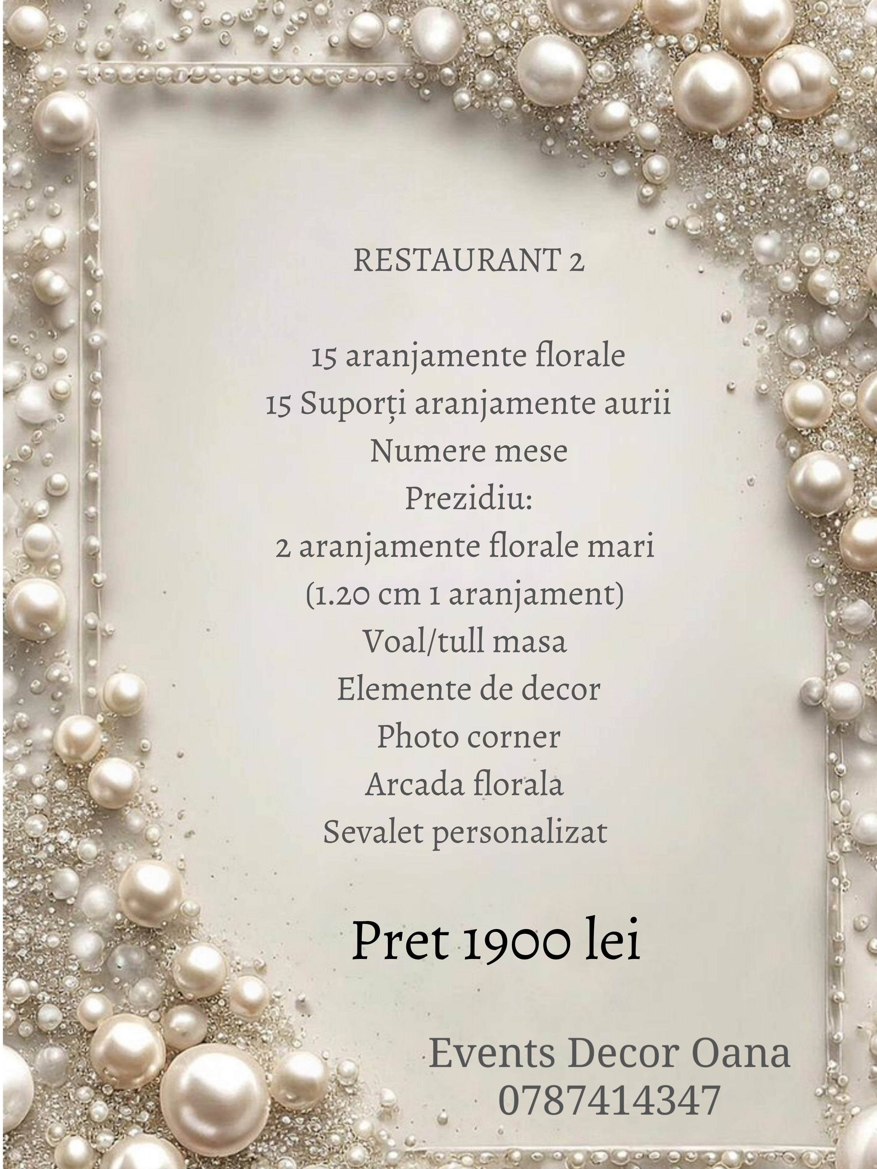 Pachete decor "Restaurant"