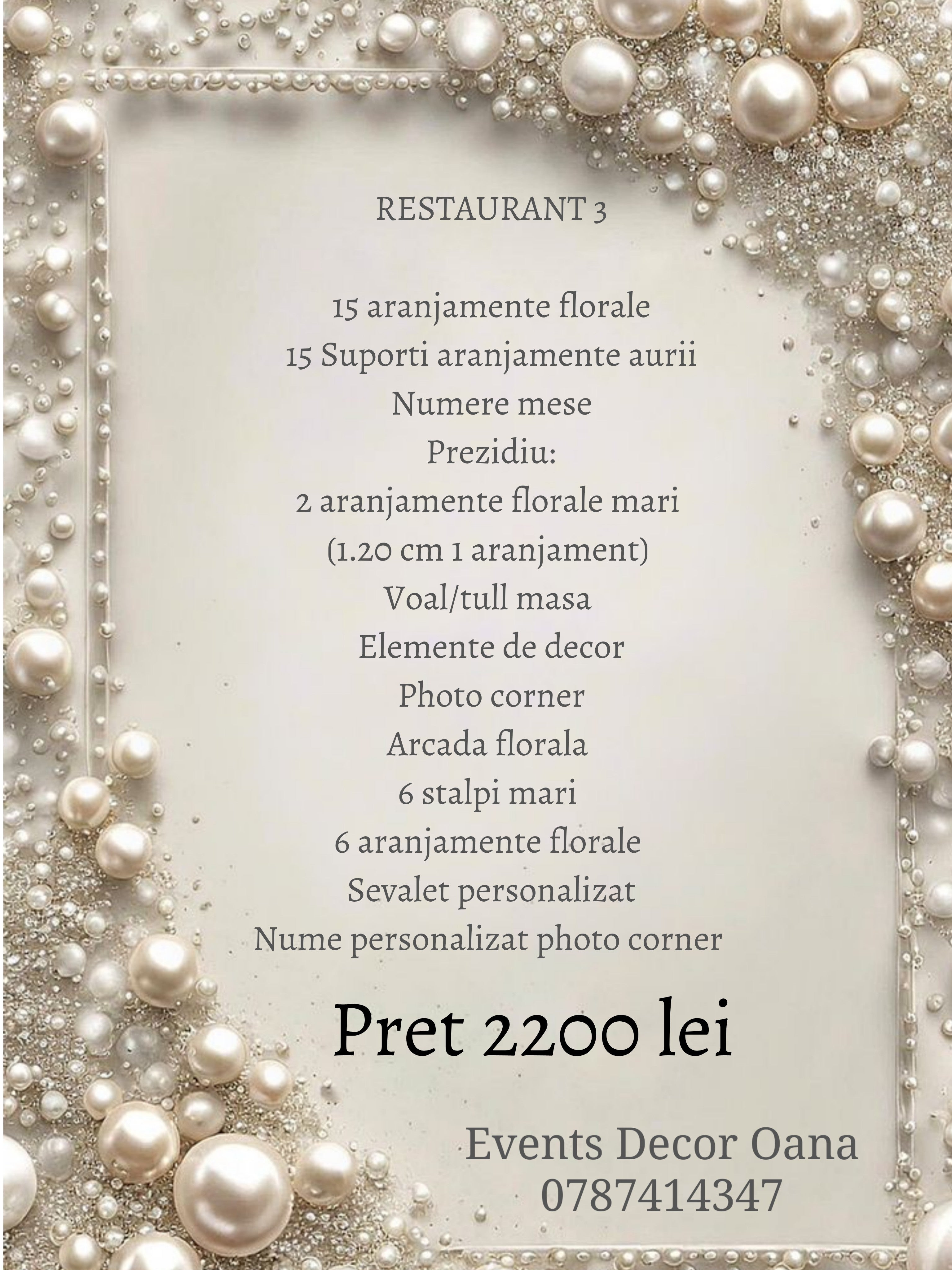 Pachete decor "Restaurant"