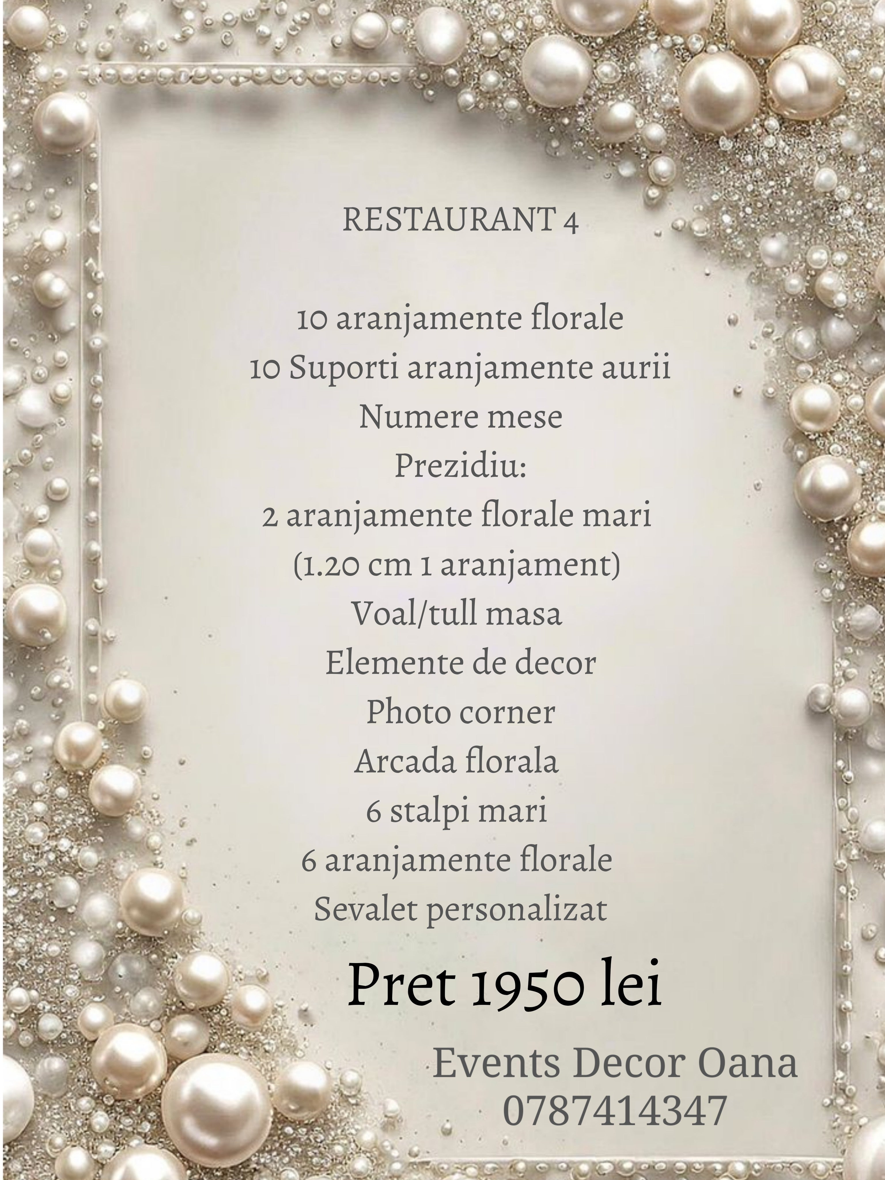 Pachete decor "Restaurant"