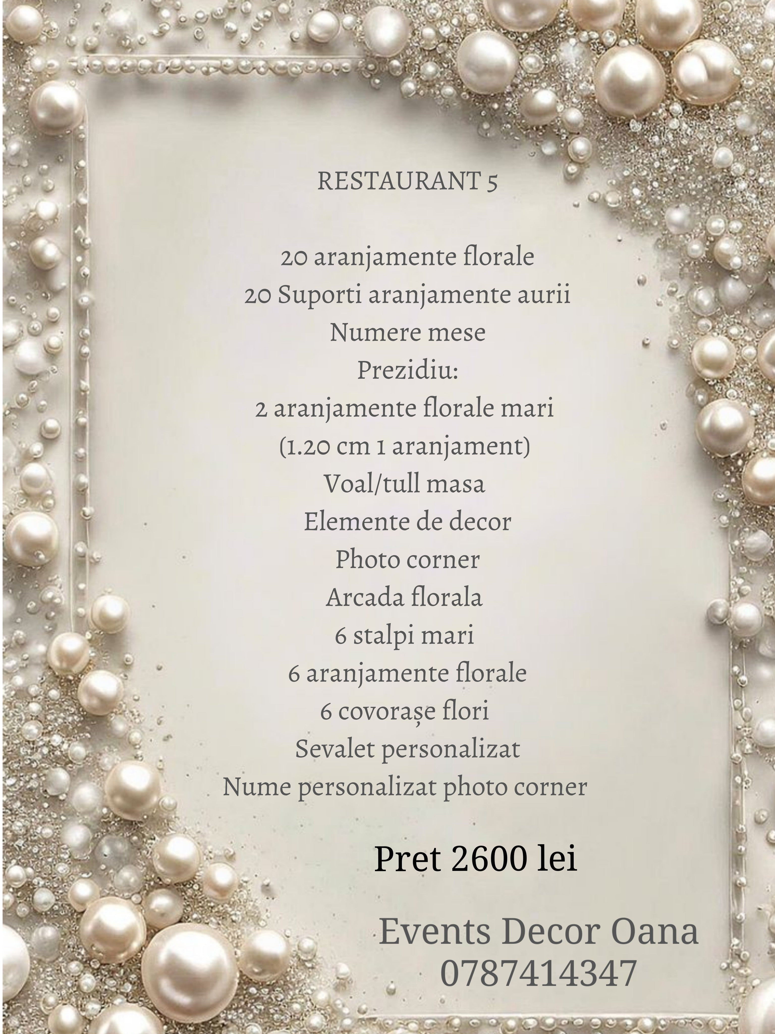 Pachete decor "Restaurant"