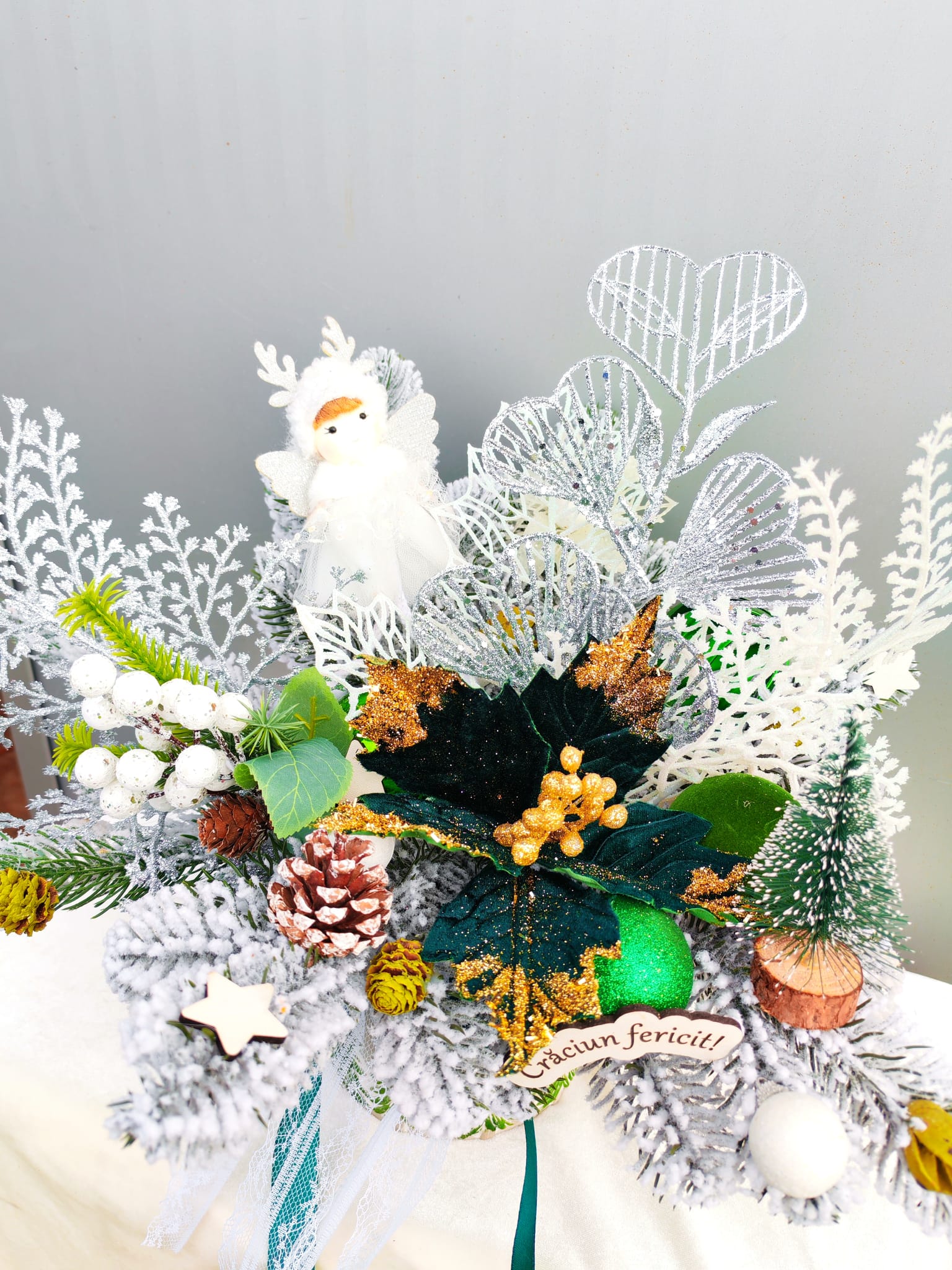 ARANJAMENT CRACIUN VAS VERDE