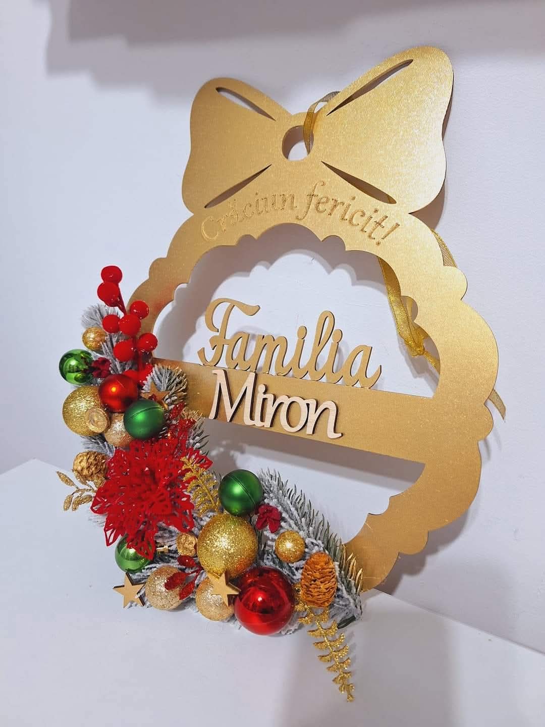 Coronite craciun Familia