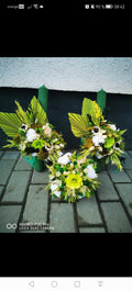 Set lumânări și Buchet flori uscate