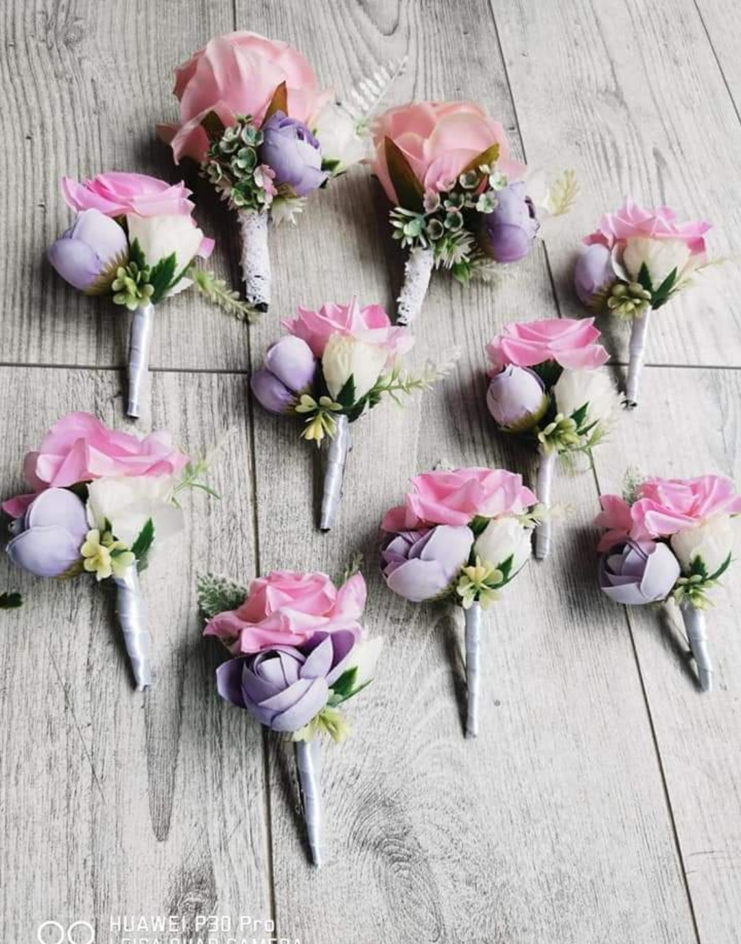 Cocarde și Brățări flori matase